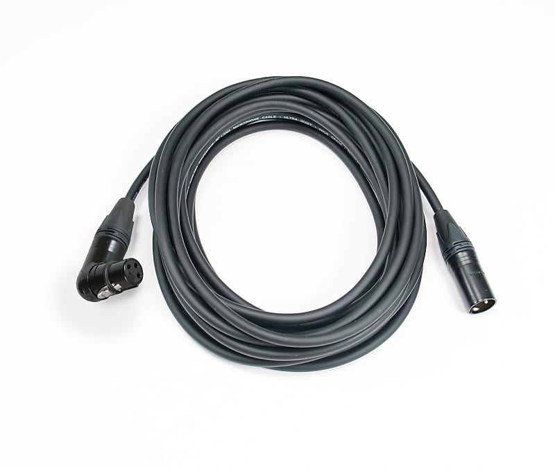 Elite Core CSM2-RAFN-50 Stage Grade Ultra Quiet Durable Mic Cable Neutrik NC3XX Plugs RA Female 50' image 1
