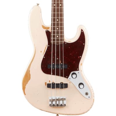 Fender Flea Jazz Bass, Roadworn, Shell Pink for sale