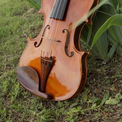 Handmade Soloist level Violin, 2022 Dark Brown, Built in USA by Crow Creek Fiddles image 10