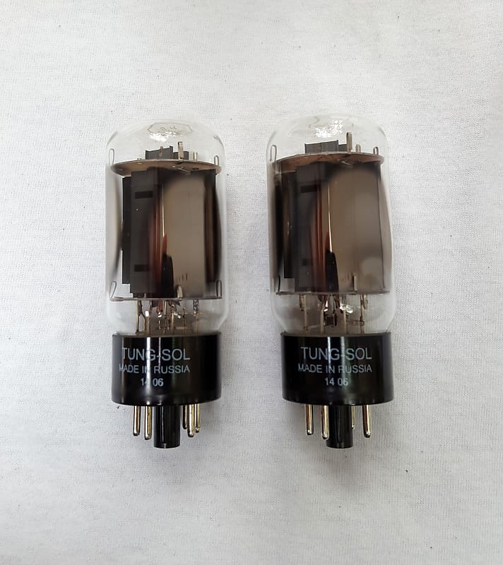 New 2x TungSol 6L6GC STR / 6L6 | Matched Pair / Duet / Two Tubes | Free Ship