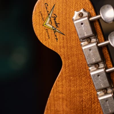 Fender Custom Shop Limited Edition Roasted "Big Head" Stratocaster - Faded Aged Sherwood Green Metallic image 19