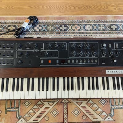 Sequential Prophet 5 Rev3 1980 - 1984 - Black with Wood Front & Sides image 1