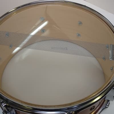 NEW! Ludwig Made In Taiwan Rocker Elite 6 x 14" Amber Lacquer Finish Snare Drum - Excellent Quality! image 5