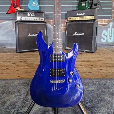 Schecter Omen-6 Diamond Series Electric Blue 2003 Electric Guitar for sale
