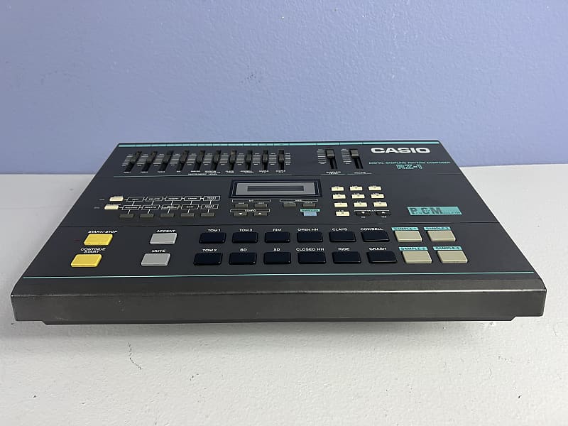 Casio RZ-1 digital sampling rhythm composer drum machine sampler