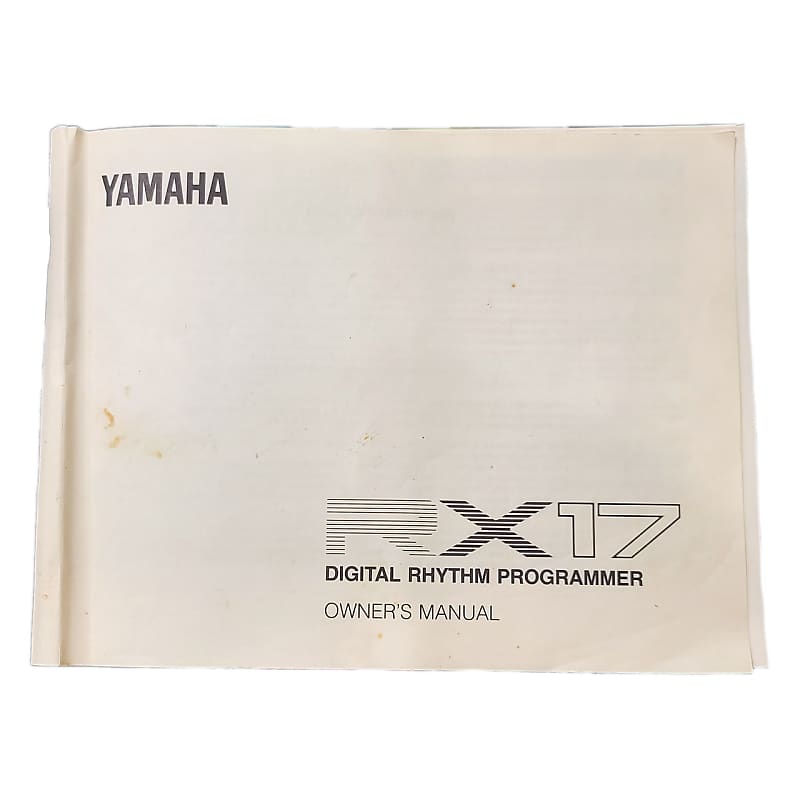 YAMAHA RX-17 DIGITAL RHYTHM PROGRAMMER