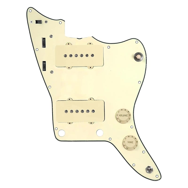 920D Custom Upgraded Jazzmaster Vintage Loaded Pickguard Aged White / Cream image 1