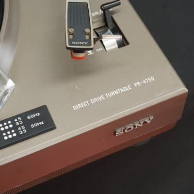 Sony Vintage 70's  Turntable PS-4750 Direct Drive Home Record Vinyl Player -100V image 8