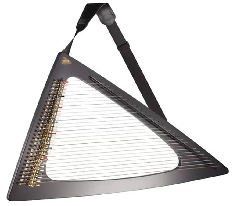 Salvi Delta Ebony Electric Harp Reverb