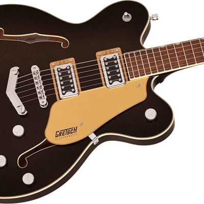 Gretsch G5622 Electromatic Center Block Double-Cut with V-Stoptail Electric Guitar - Black Gold image 5