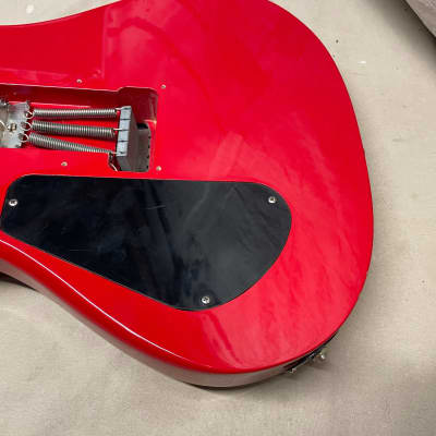 B.C. Rich NJ Series Eagle Guitar - electronics modified - Red image 21