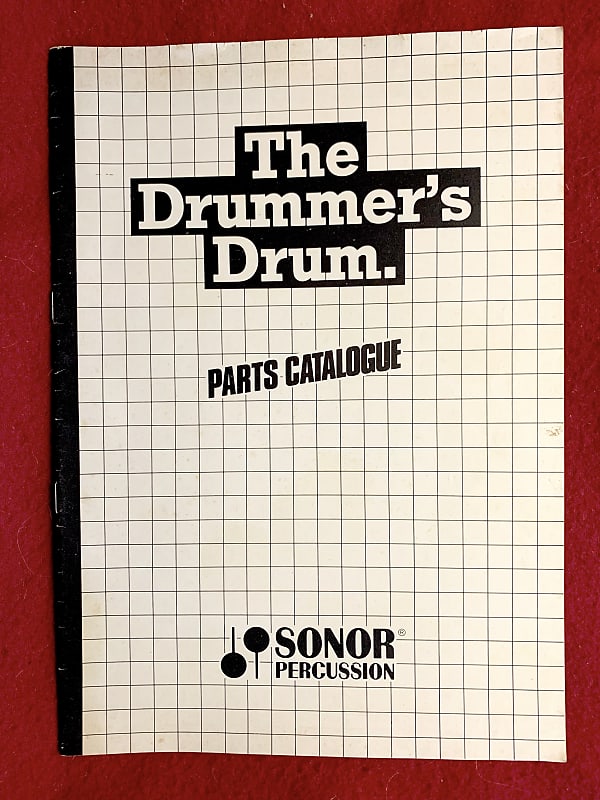 Sonor Parts Catalog Mid80's Reverb