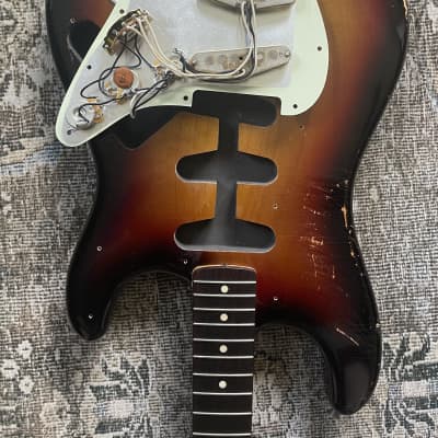 Custom Built ‘62 Stratocaster Nitro Alder 3 Tone Sunburst Fender Rosewood Neck Rene Martinez Texas Strat Pickups image 19