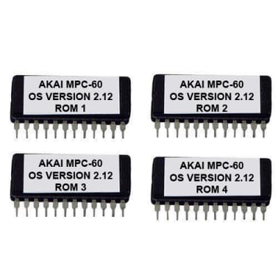 Akai MPC-60 OS Version 2.12 Operating System Eprom Firmware MPC60