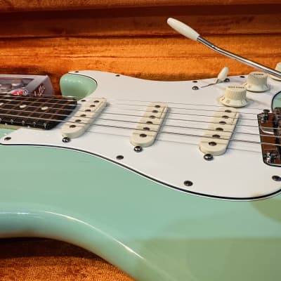 Fender Jeff Beck Stratocaster Artist Series Surf Green (SS frets and chrome Schaller tuners upgrades) image 5