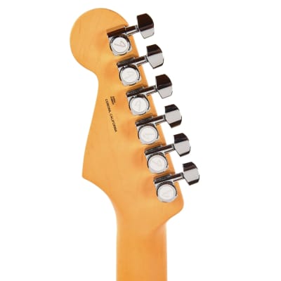 Fender American Ultra Stratocaster Mystic Pine & Anodized Gold Pickguard (CME Exclusive) image 7