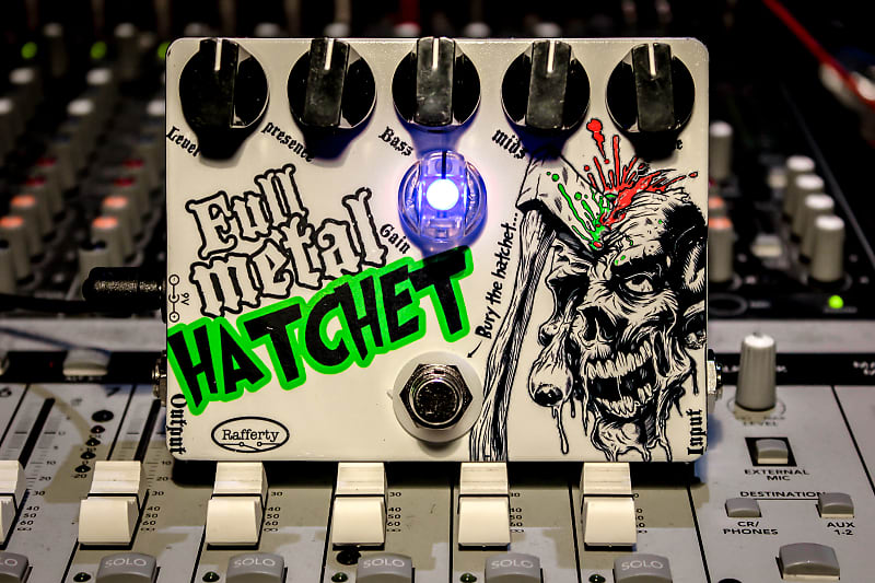 Rafferty Pedals Full Metal Hatchet Handcrafted Analog Distortion (Rectifier Based) image 1