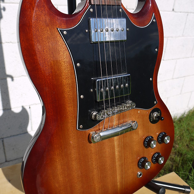 2010 Epiphone SG G 400 Deluxe Custom Shop RARE Vintage Sunburst Finish