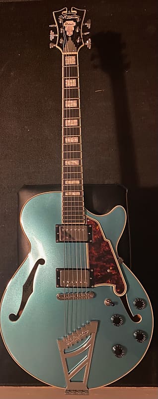 D'Angelico Premier SS w/stairstep 2022 Ocean Turquoise image 1