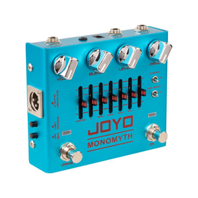 JOYO R-26 MONOMYTH Bass Preamp Effect Pedal Overdrive Channel with 6 Band-graphic EQ image 2