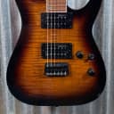 ESP LTD H-200 Flame Dark Brown Sunburst Guitar & Bag LH200FMDBSB #0181