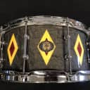 Ludwig 110th Anniversary Legacy Mahogany Charcoal with Diamond Flash Inlay 6.5" x 14" Snare Drum