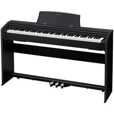 Casio PX-770 Privia 88-Key Digital Console Piano with 2x 8W Amplifiers, Black