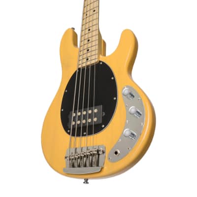 Sterling StingRay Ray25CA Classic Active 5 String Bass Butterscotch image 5