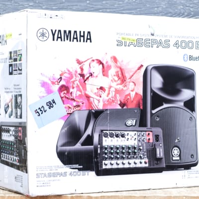 Yamaha StagePas 400BT 400W (200W+200W) Portable PA System w/Bluetooth #UEEI01022 image 8