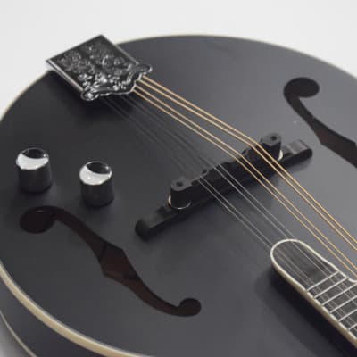 Luna Moonbird F-Style Acoustic-Electric Mandolin - Black Satin image 5