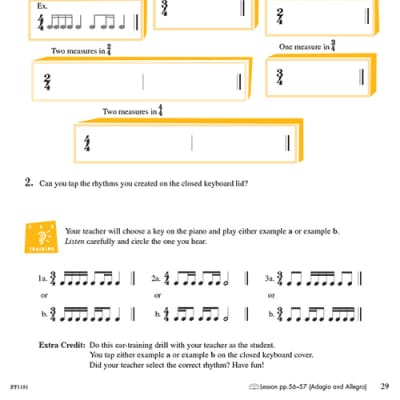 Hal Leonard Faber Piano Adventures - Level 3B Theory Book - 2nd Edition image 7