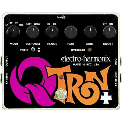 Electro-Harmonix Q-Tron Plus Envelope Filter with Effects Loop