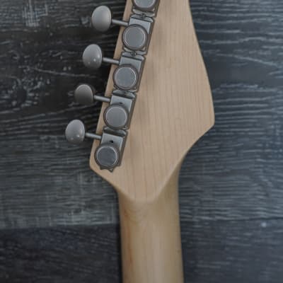 AIO S4 Left-Handed Electric Guitar - Buttercream (Mint Pickguard) image 11