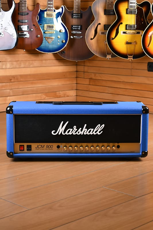 Marshall JCM900 4100 Design Store Bright Blue LTD image 1