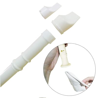 Soprano Recorder 8 Hole Classic German Style Descant Flute Musical Instruments + Cleaning Rod For Beginners Kids School Graduation Gift (White) image 5
