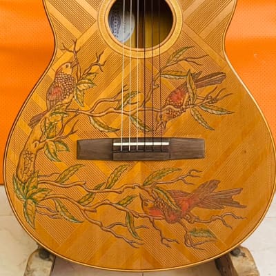 Blueberry NEW IN STOCK Classical Nylon String  Guitar - Alaskan Spruce and Mahogany image 7