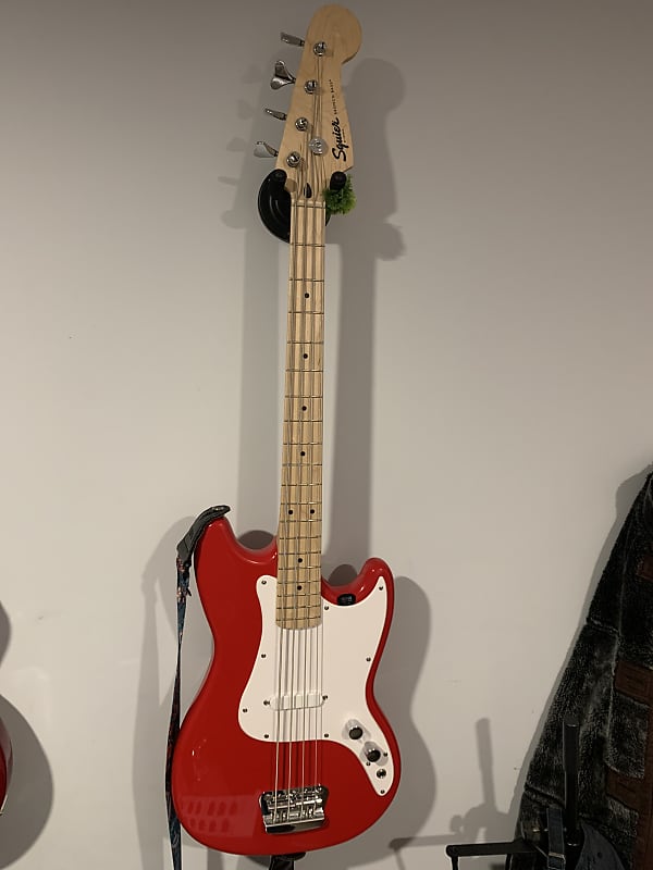 Fender Squier Bronco Bass Red image 1