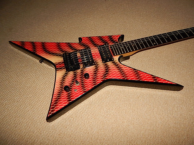 B.C Rich snake Electric Guitar with Original SC From Japan