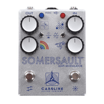 ギター Caroline Guitar Company SOMERSAULT Caroline Somersault Lo-Fi Modulator Pedal - ElDiabloAmps USA