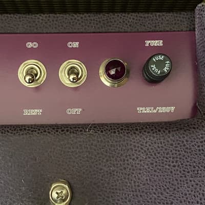 Budda Collector ’s edition SN# 1 (!) Twinmaster amplifier - Purple Suede image 5