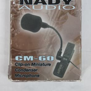 Nady CM-60 Wired Clip-On Drum/Wind Instrument Microphone