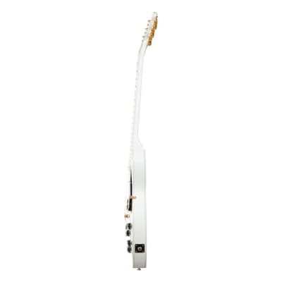 Epiphone Les Paul Custom Electric Guitar, Alpine White image 5