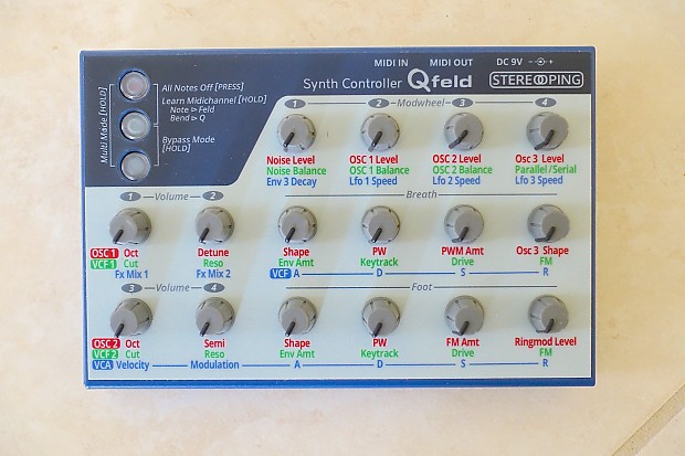 Stereoping Qfeld Midi controller for Waldorf Blofeld Synthesizer Keyboard image 1