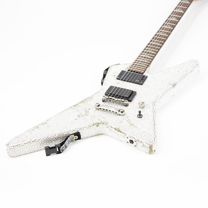 2012 Charvel DST-1 Star Electric Guitar Custom Covered in Rhinestones Owned  by Derek Jones of Falling in Reverse, Used on Stage with FIR