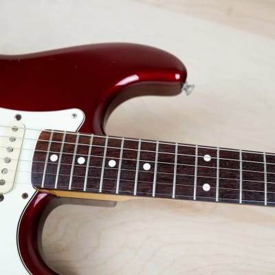 Fender Japan Exclusive Classic '60s Stratocaster MIJ 2015 Old Candy Apple Red w/ Hard Case image 7