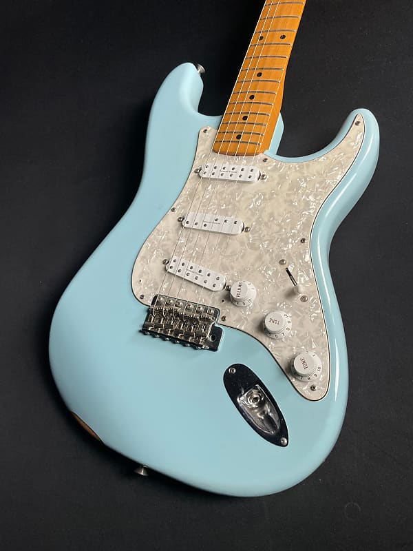ギター Fender Mexico Classic Series '50s Strato Fender Classic '50s Stratocaster - Surf Green w/ Maple Fingerboard