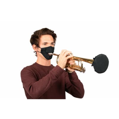 Gator Cases Medium-Size Wind Instrument Double-Layer Face Mask - GBOM-MEDIUMBK image 4