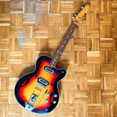 Impossible to find! Galanti 2V hollow body guitar (Italy, 1960s)! Set up by professional luthier! image 12