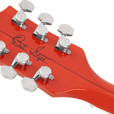 Gretsch G6120TFM-BSNV Brian Setzer Signature Nashville® Electric Guitar - Orange Stain W/ Case MINT image 8