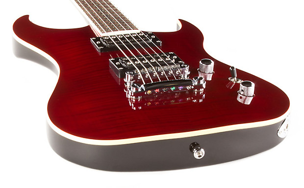 G&L Tribute Fiorano GTS Electric Guitar, Trans Red, TR-F-GTS